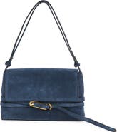LIFFNER Belted Suede Shoulder Bag