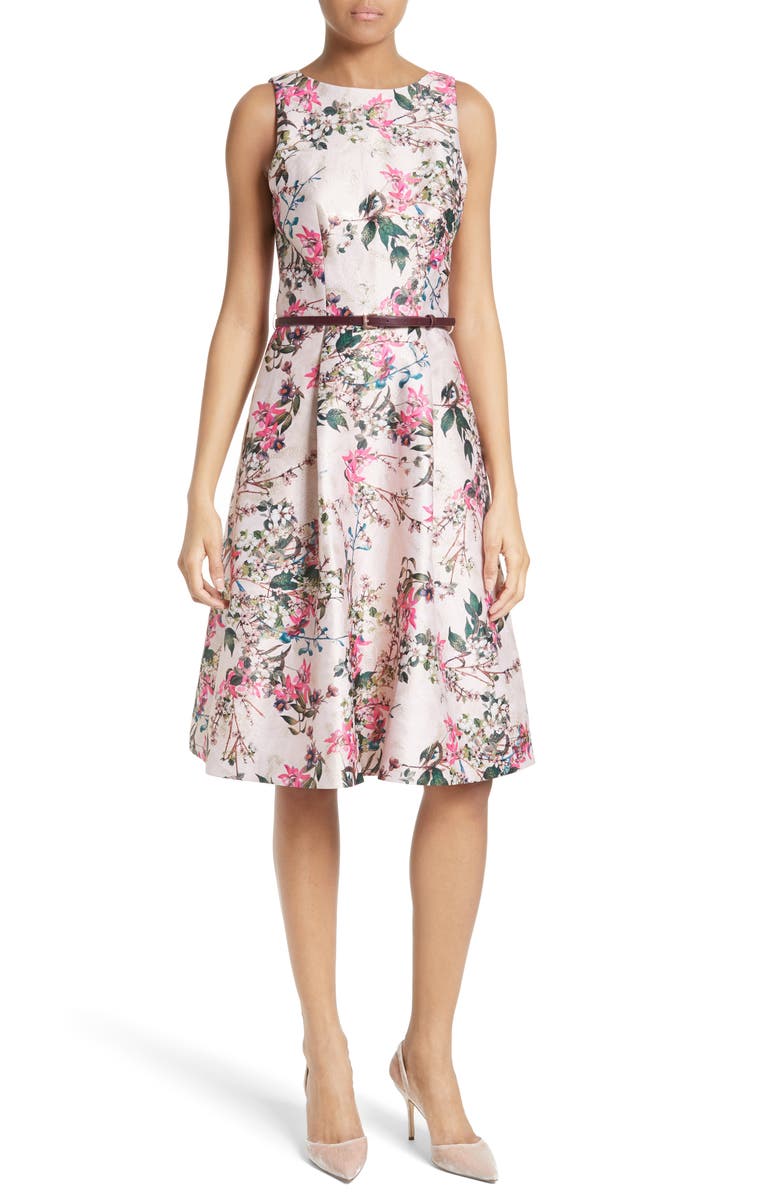 Ted Baker London Clarbel Fit & Flare Dress, Main, color, 