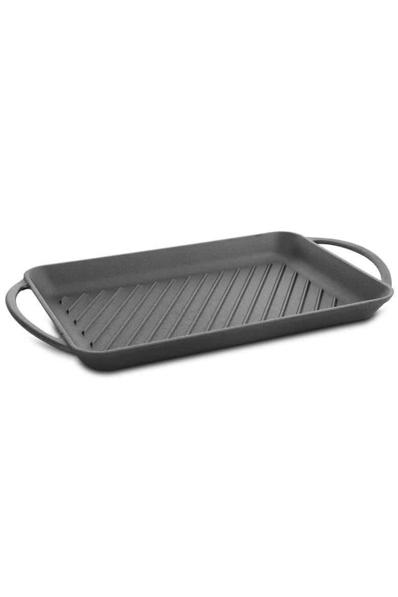 Addlestone 14.5 Inch Preseasoned Cast Iron Griddle, Main, color, Black
