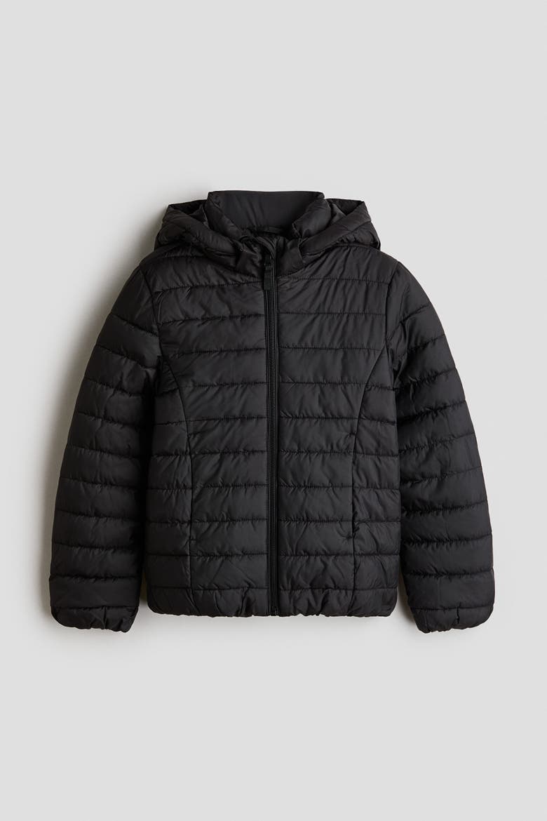 Water-repellent Insulated Jacket, Main, color, Black