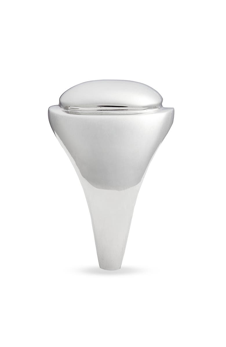 Argento Vivo Sterling Silver Men's Domed Cushion Ring, Alternate, color,