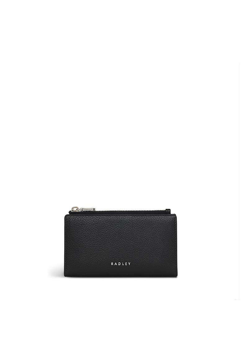 Coin Street Medium Ziptop Wallet, Main, color, Black