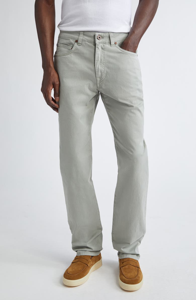 Boglioli Five-Pocket Stretch Cotton Blend Pants, Main, color,