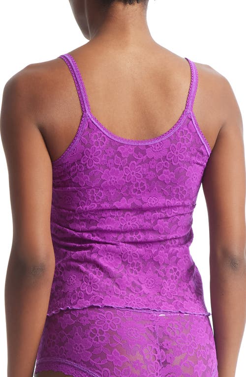 Hanky Panky Daily Lace Sheer Camisole In Purple