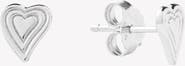 Rizen Jewelry Emanate Love Heart Stud Earrings