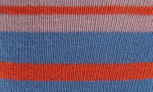 Paul Smith Kean Stripe Cotton Blend Socks In Blue
