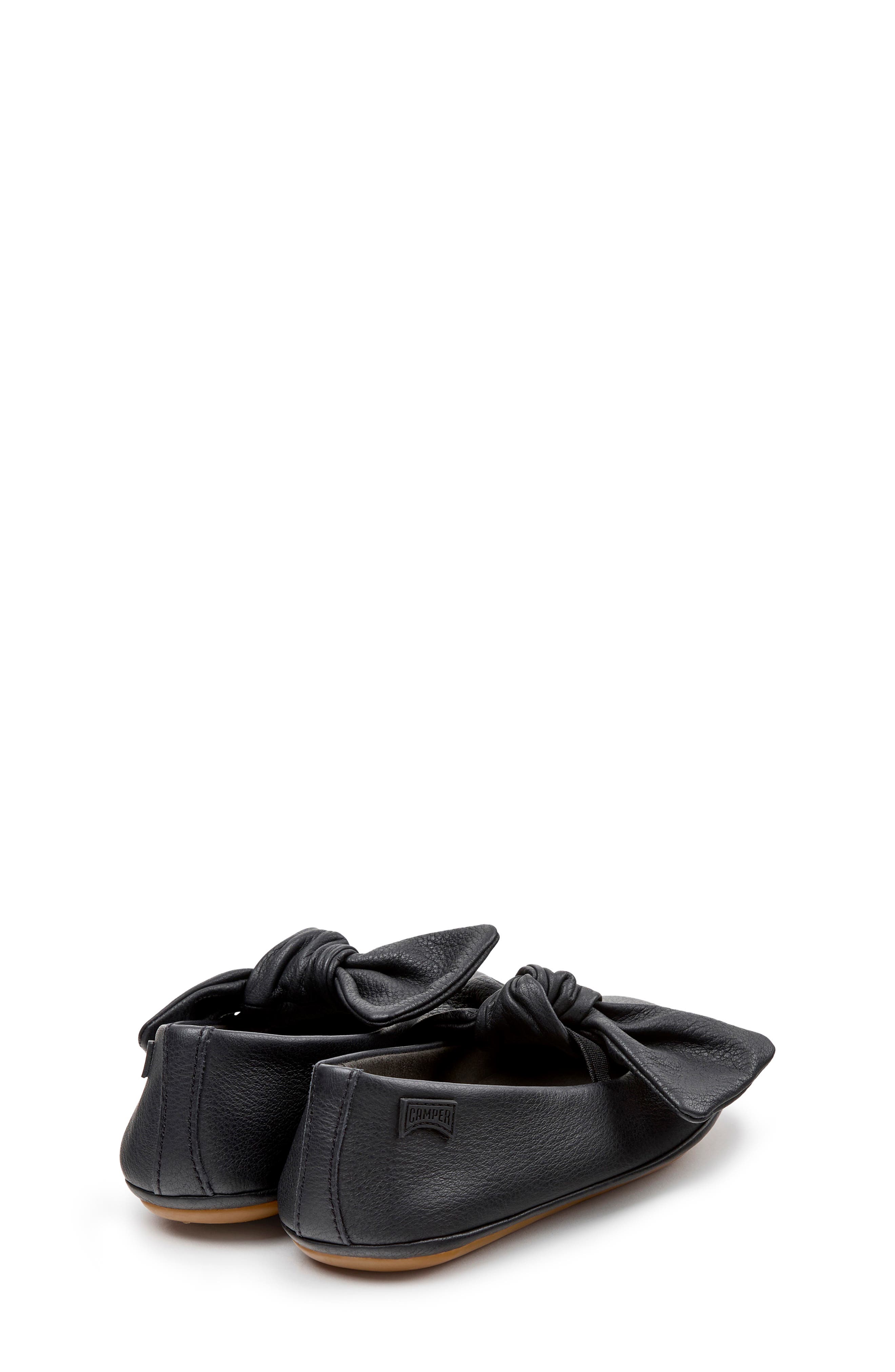 Kids' Right Ballerina Flat, Alternate, color, BLACK