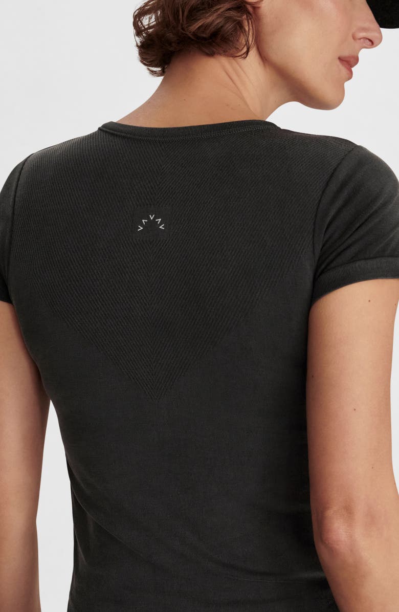 Varley Casper Seamless T-Shirt, Alternate, color, Black