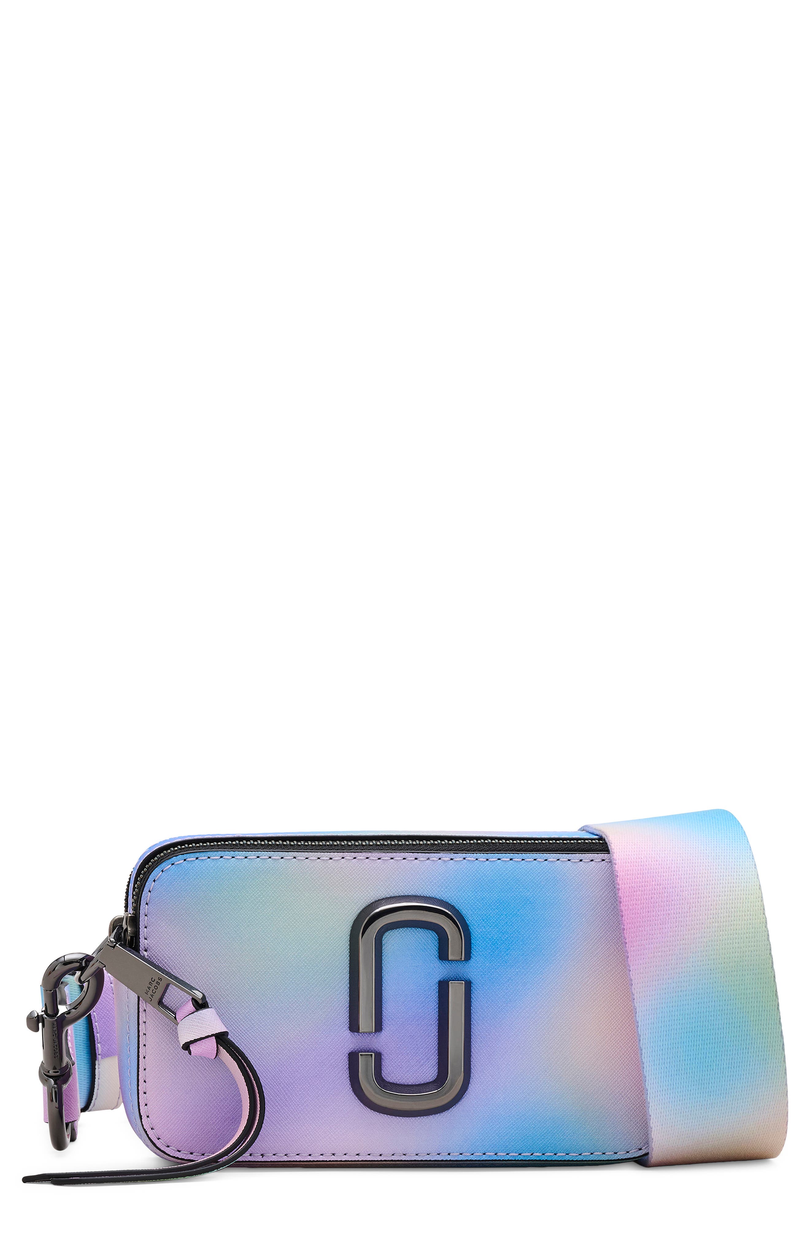 Marc Jacobs The Airbrush Snapshot Bag, Main, color, Blue Multi