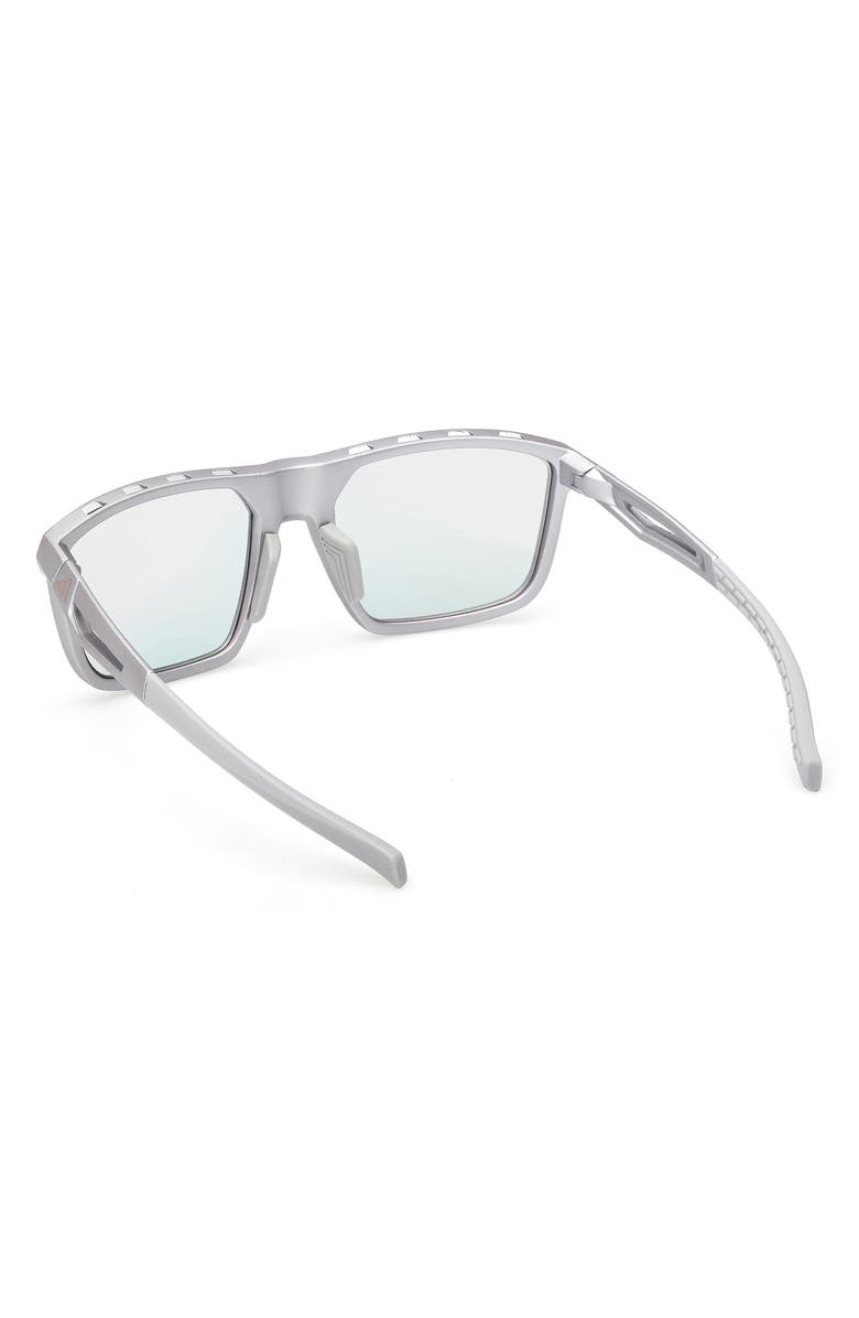 adidas 57mm Navigator Sunglasses, Alternate, color, Grey / Roviex / Photochromic