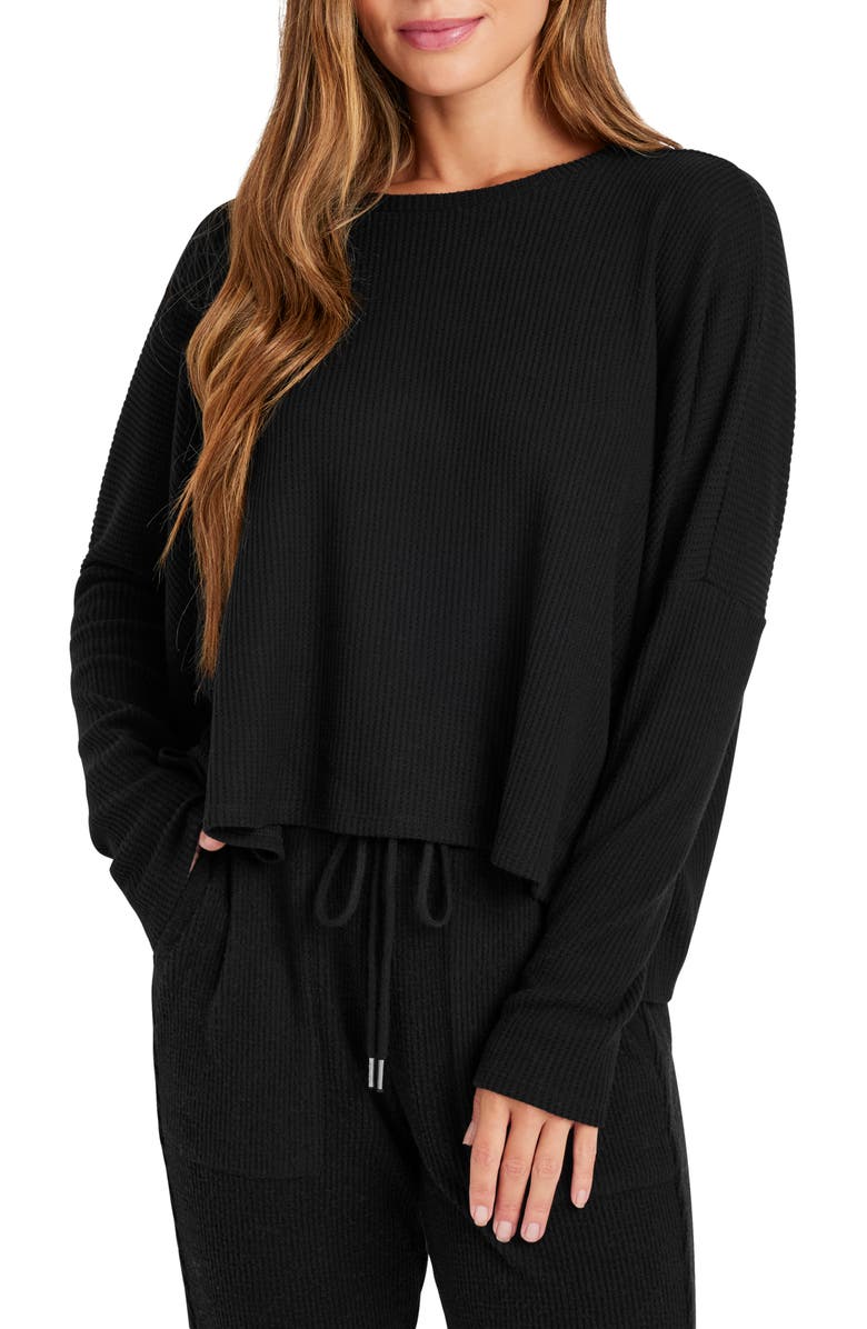 Splendid London Long Sleeve Lounge Top, Main, color,