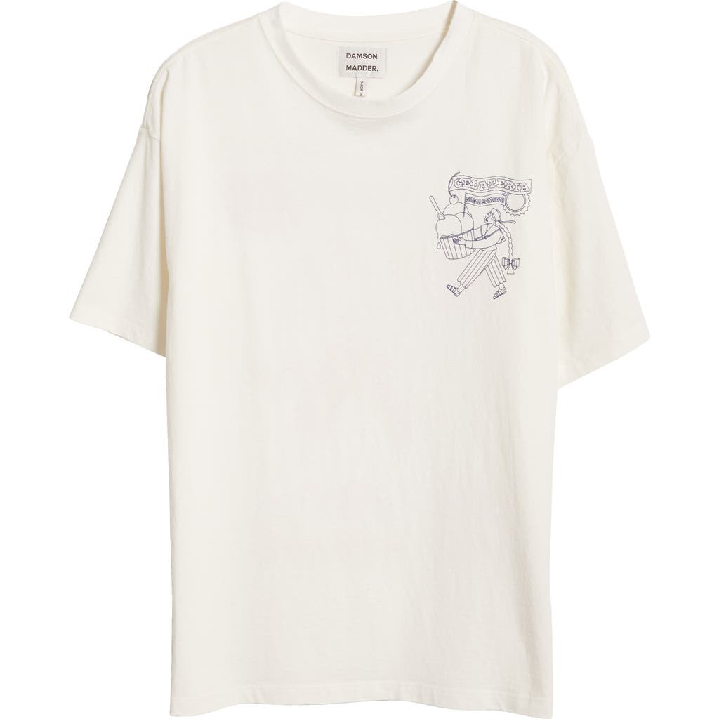 DAMSON MADDER DAMSON MADDER GELATI ORGANIC COTTON GRAPHIC T-SHIRT