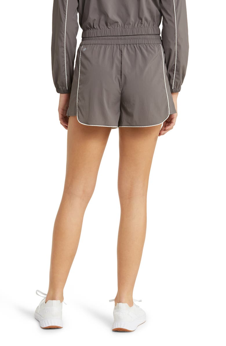 Zella Mesh Mix Drawstring Shorts, Alternate, color, 