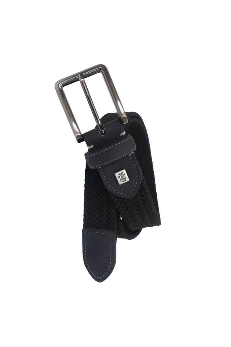 Golf Woven Stretch Belt, Main, color, Black