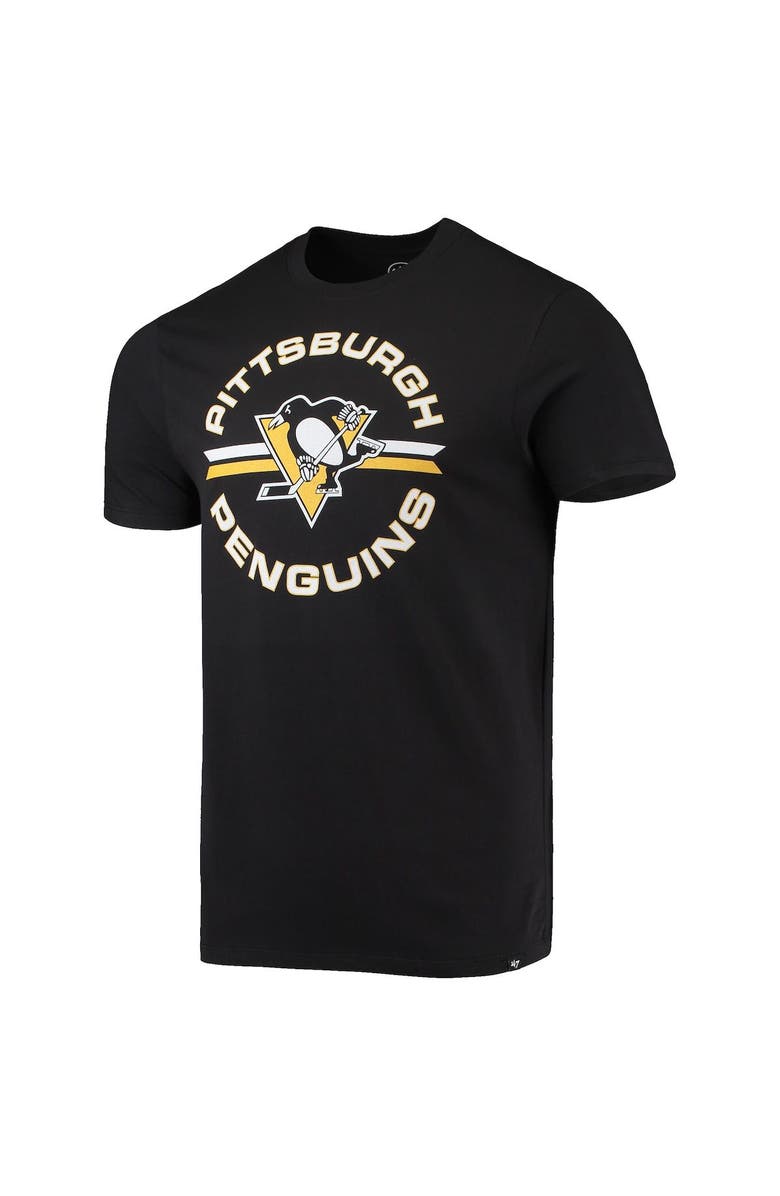 '47 Men's '47 Black Pittsburgh Penguins Assist Super Rival T-Shirt, Alternate, color, 