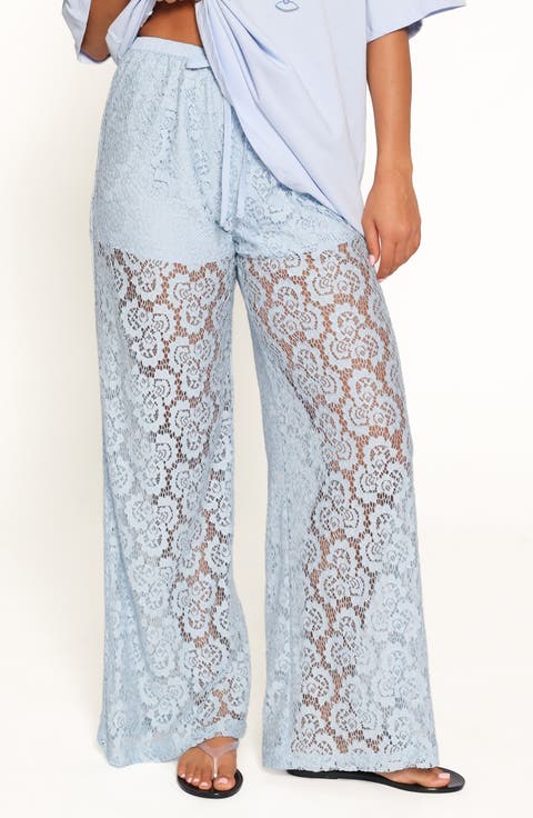 Tia Lace Wide Leg Pants
