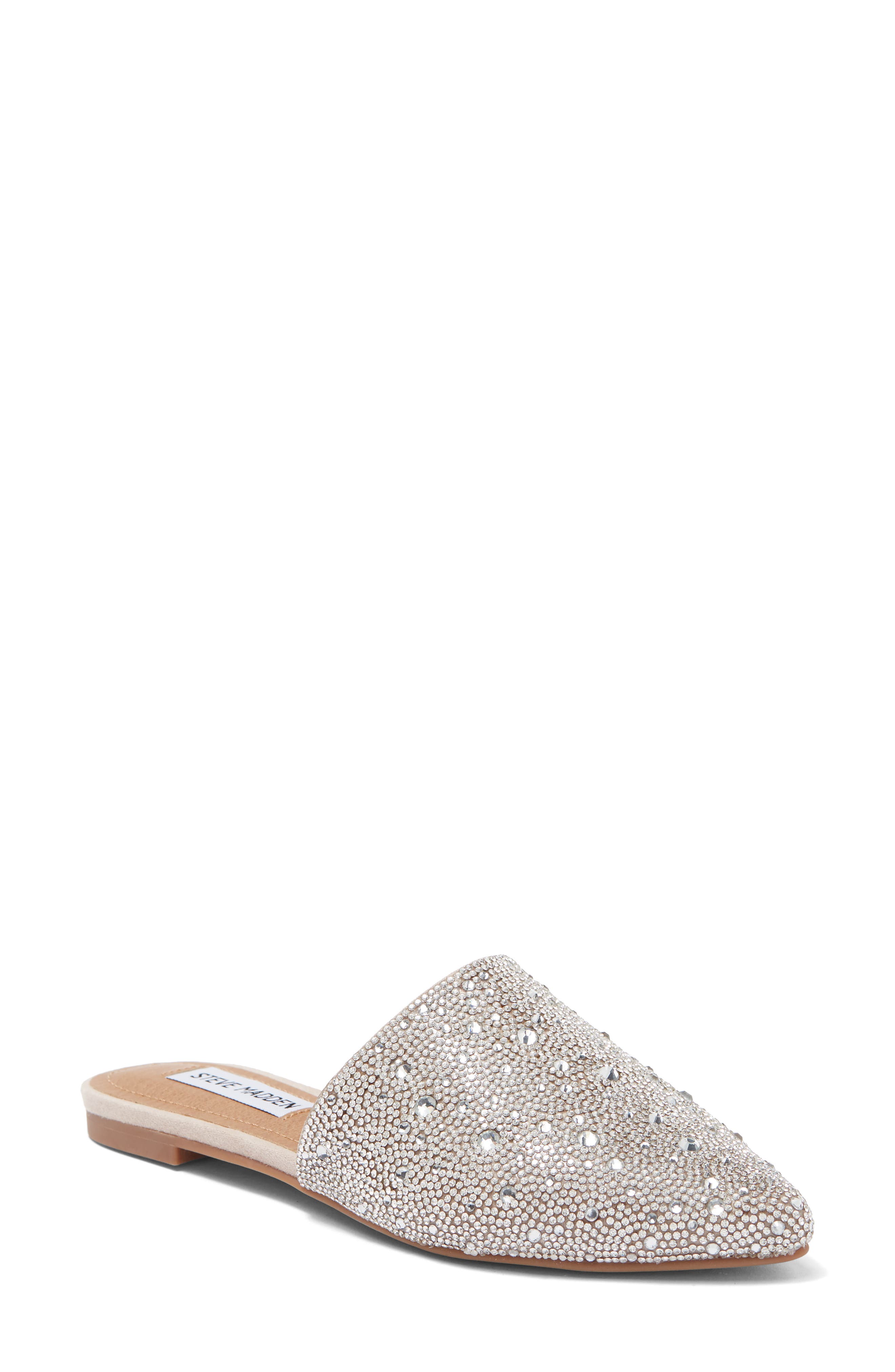 Steve Madden Fenie Rhinestone Mule, Main, color, 