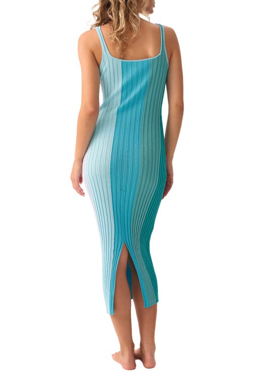 Pq Swim Piper Sleeveless Cover-up Dress In Blue