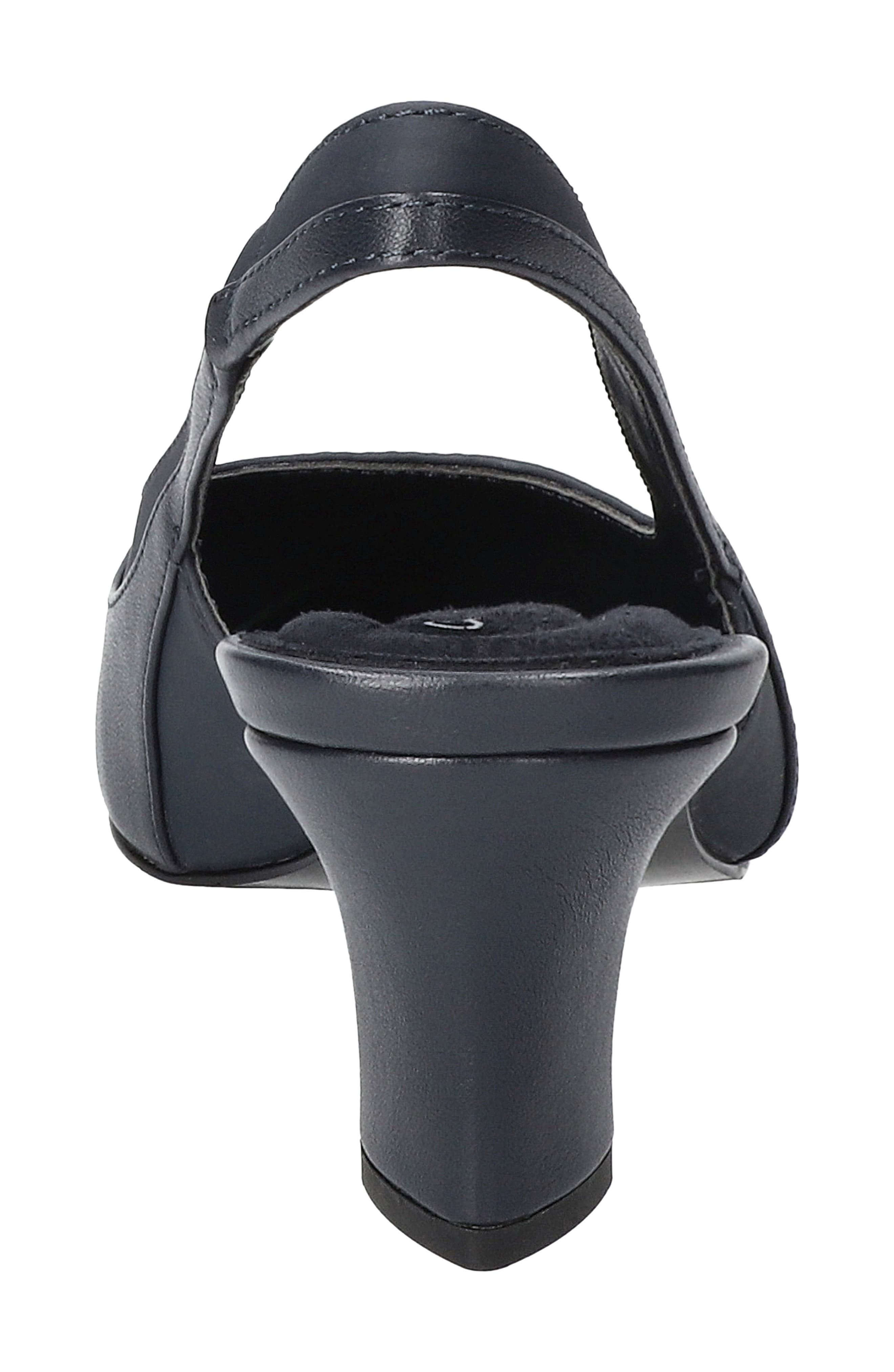 EASY STREET Dessa Slingback Pointed Toe Pump, Alternate, color, Navy