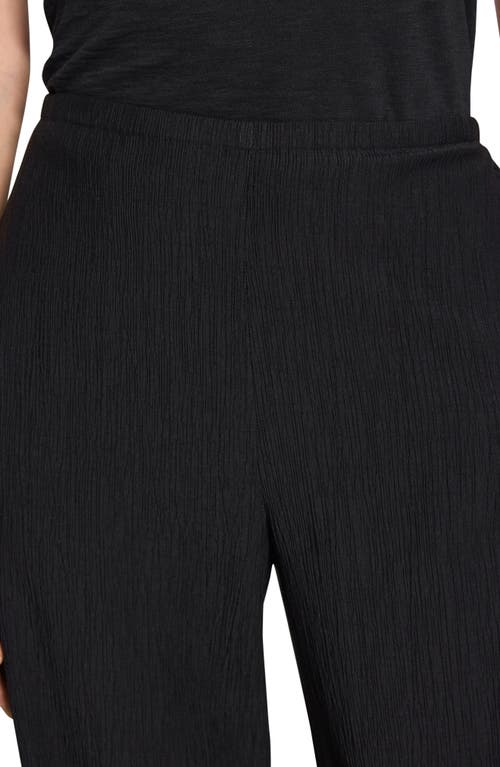 THEORY THEORY CRINKLE PULL-ON WIDE LEG PANTS