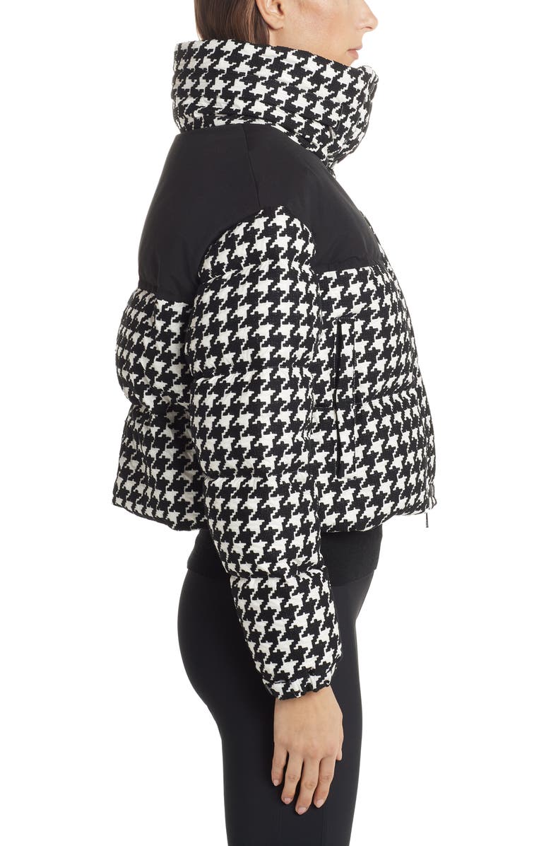 Moncler Nil Houndstooth Quilted Down Jacket, Alternate, color, 