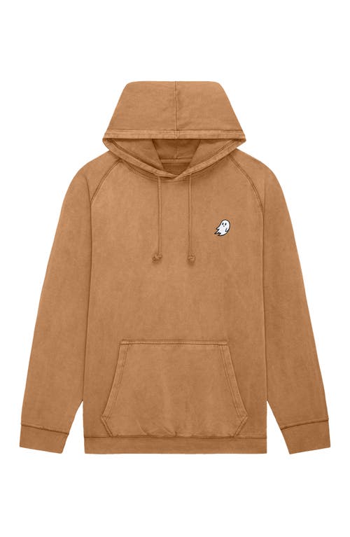 Dalix Ghost Mens Mineral Washed Hoodie