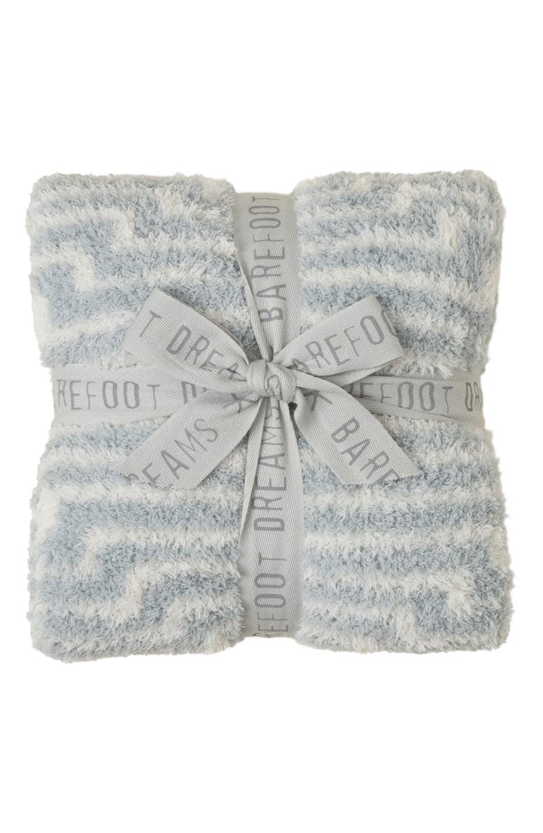 Barefoot Dreams<sup>®</sup> CozyChic<sup>®</sup> Maze Stripe Stroller Blanket, Main, color,