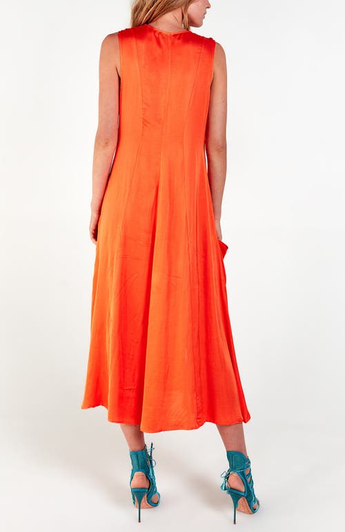 As By Df Arlenis Dress In Tangerine
