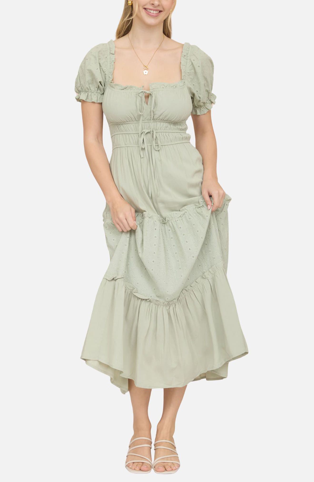 Tiered Maxi Dress - image 3