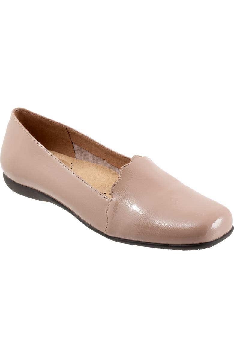 Trotters Sage Flat, Main, color, Taupe Patent
