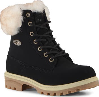 Empire High Faux Fur Lug Sole Boot