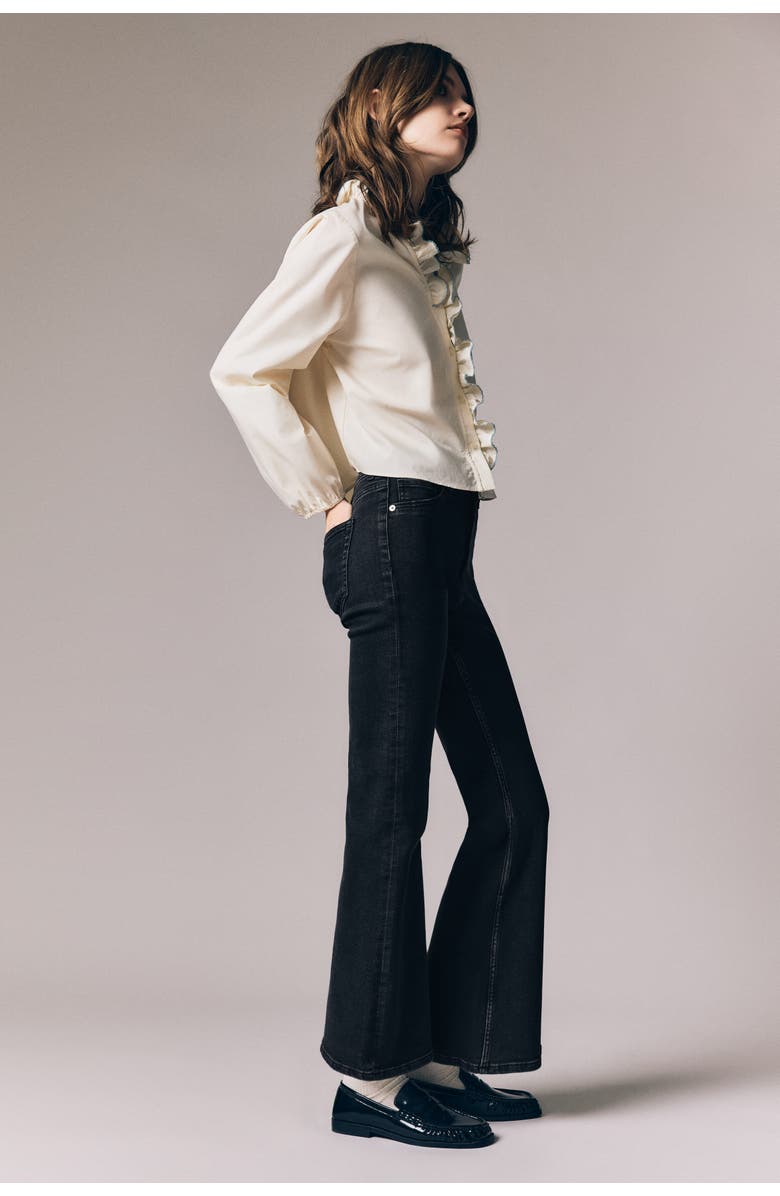 H&M Flared High Jeans, Alternate, color, 