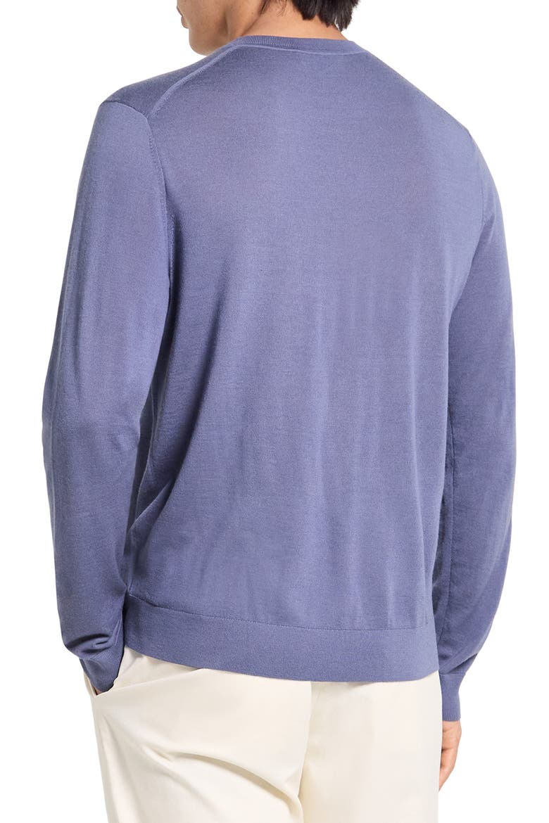 Regal Wool Crewneck Sweater, Alternate, color, DUSK BLUE - 2TU