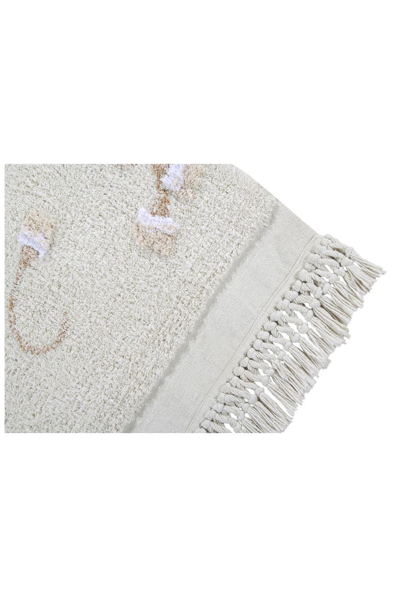 English Garden Washable Recycled Cotton Blend Rug, Alternate, color, IVORY