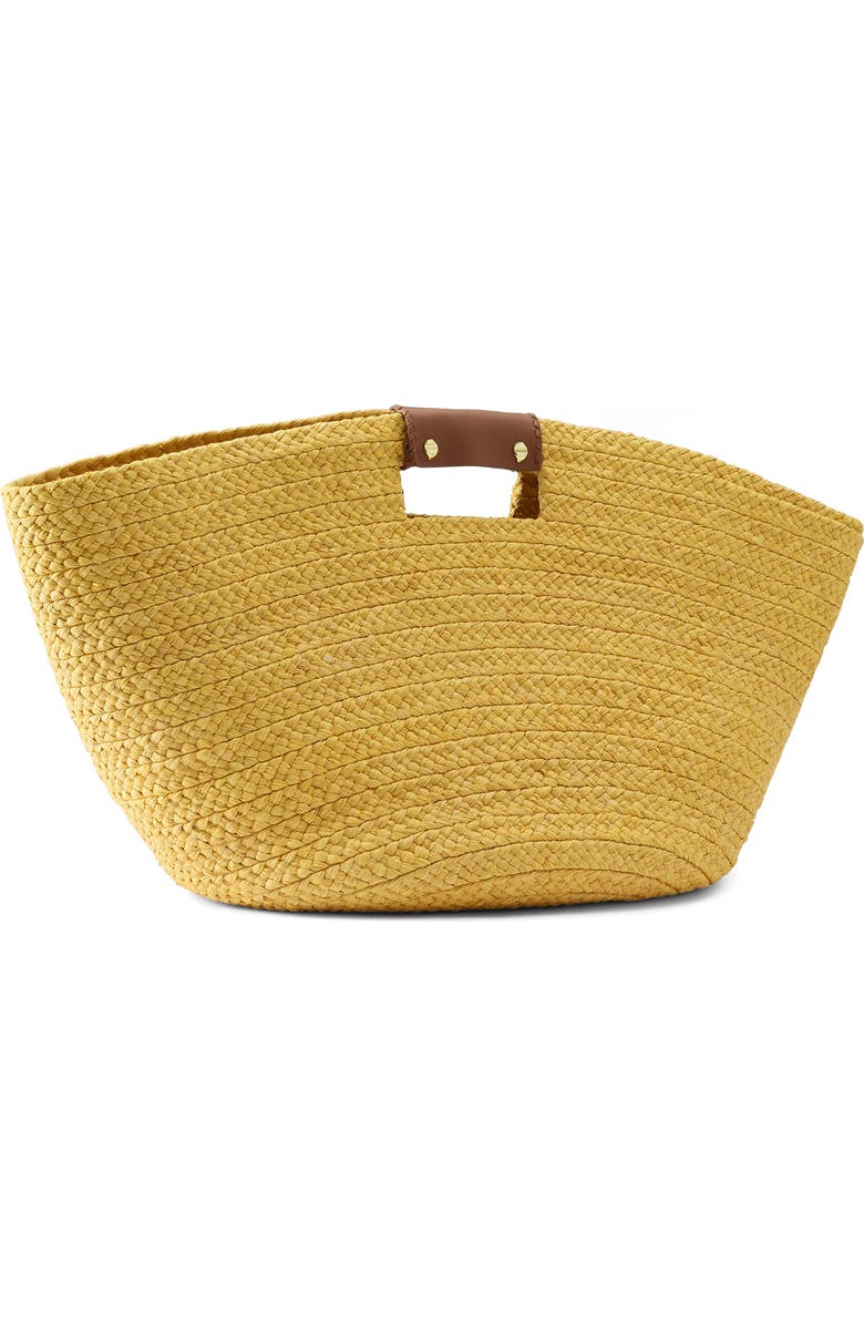 Helen Kaminski Leonor Wide Braid Foldable Raffia Tote, Alternate, color,