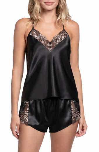 In Bloom by Jonquil Aviva Stretch Satin Lace Trim Pajamas