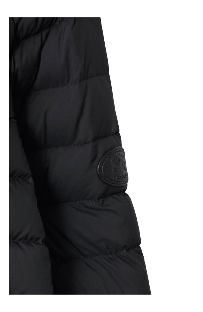 Burberry Nylon Puffer Jacket, Alternate, color, Black
