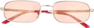 Gucci 57mm Rectangular Sunglasses