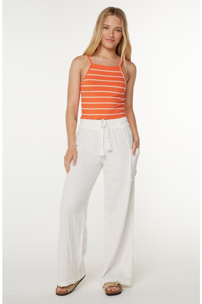 Cool Sunsetz Rib Tank, Alternate, color, TIGERLILY SAILING STRIPE