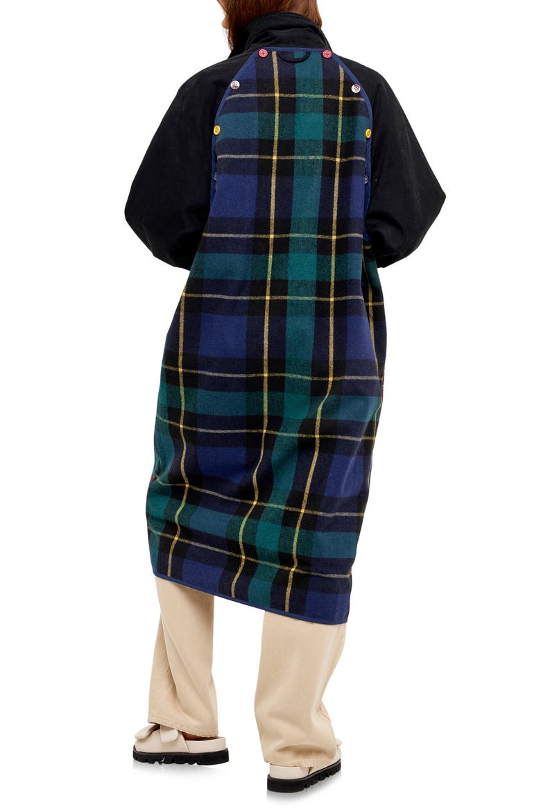 Longline Reversible Coat, Alternate, color, MULTI