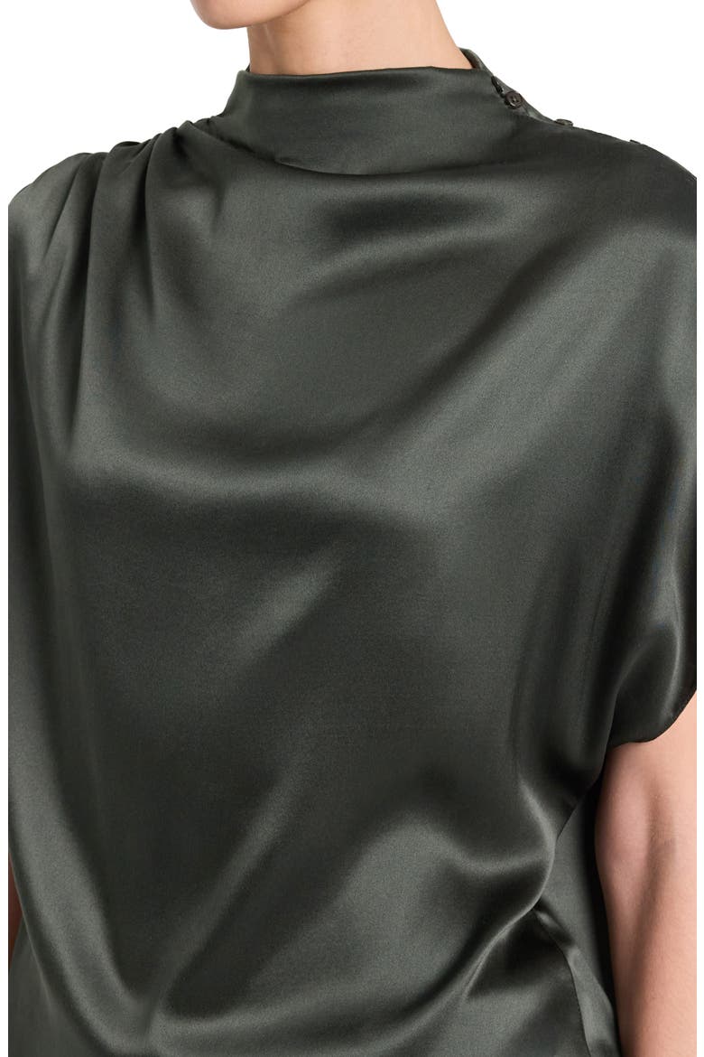 Wish You Would Stretch Silk Top, Alternate, color, ROSIN