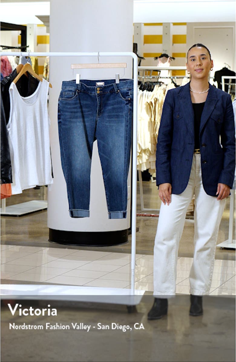 Amy Crop Straight Leg Jeans, sales video thumbnail