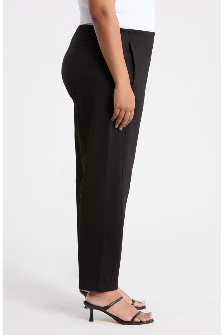 Tapered Ankle Trousers, Alternate, color, BLACK