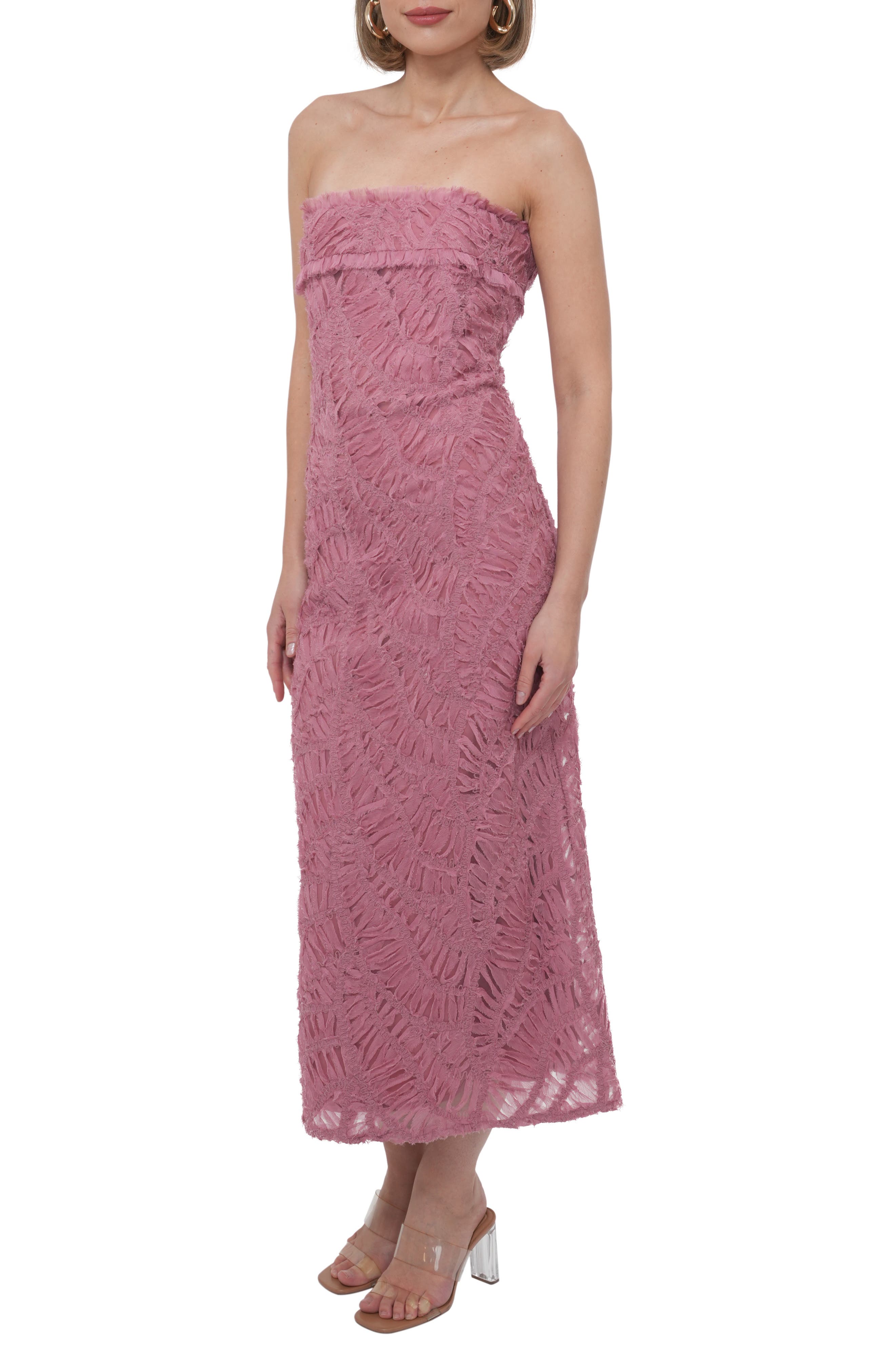 Strapless Midi Dress - image 2
