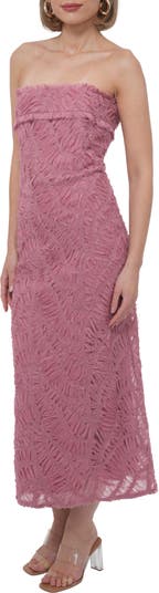 Strapless Midi Dress
