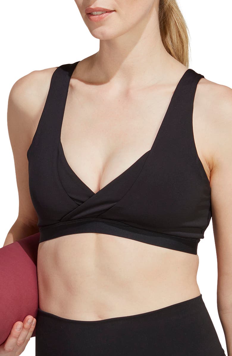 adidas Yoga Light Support Nursing Sports Bra, Main, color,