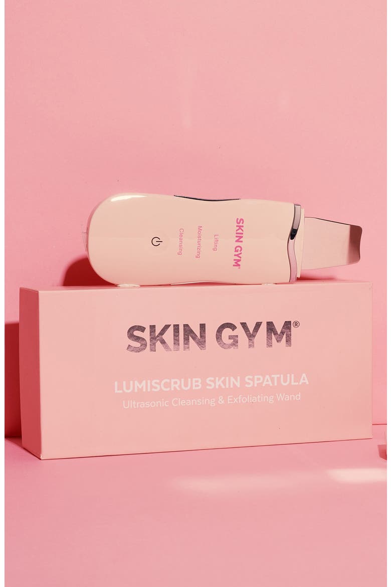Ultrasonic LumiScrub Facial Pro Skin Spatula, Alternate, color, NO COLOR