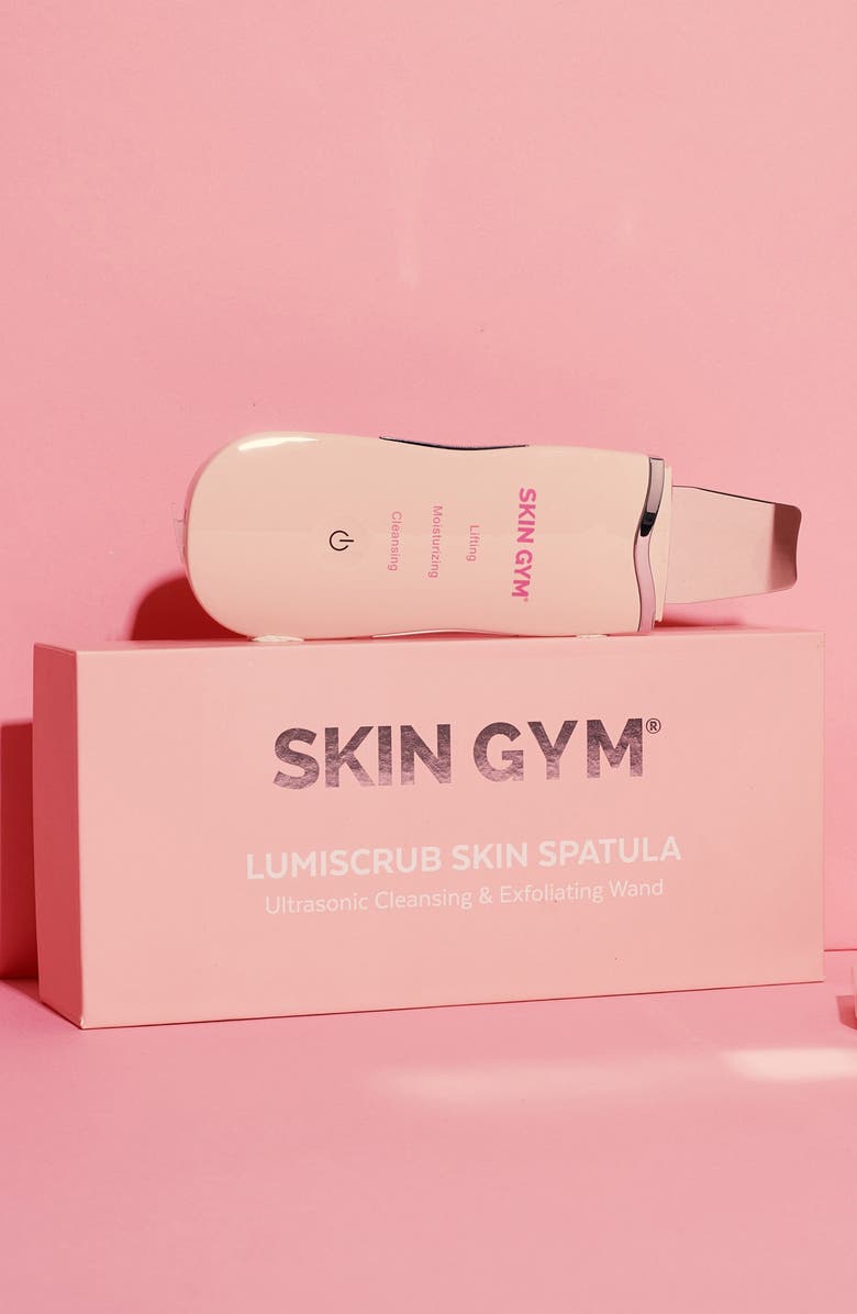 Skin Gym Ultrasonic LumiScrub Facial Pro Skin Spatula, Alternate, color, 
