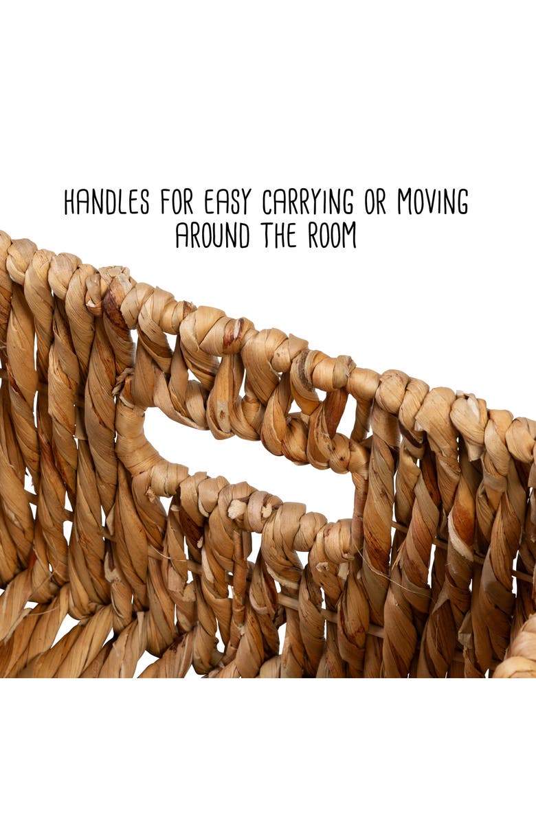 HONEY-CAN-DO Three Piece Nested Baskets, Alternate, color, 