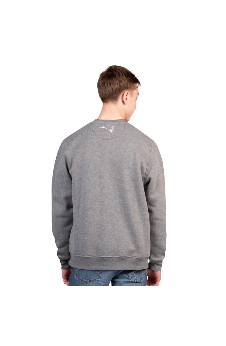 STARTER Men's Starter  Charcoal New England Patriots Assist Sweatshirt, Alternate, color, Charcoal